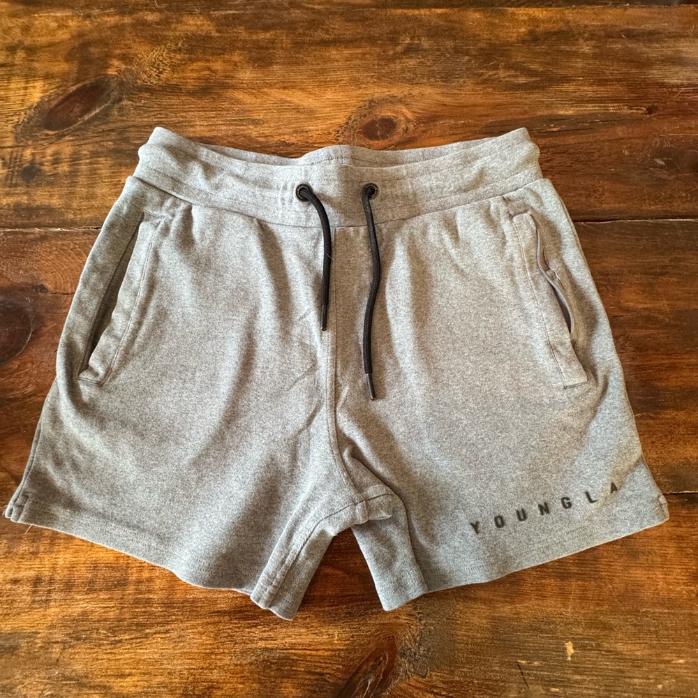 YoungLA Heather Gray Athletic Shorts